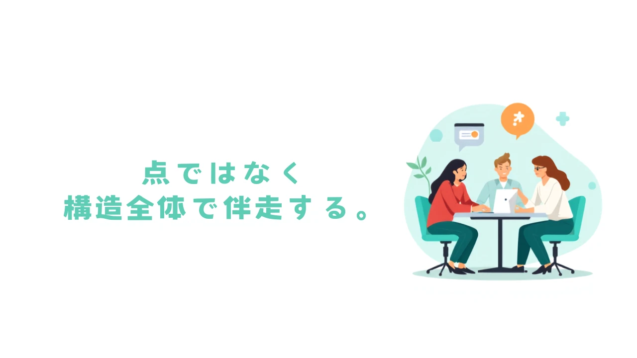 点ではなく、構造全体で伴走する｜Growth Partners Lab